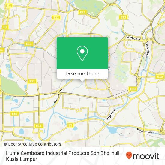 Hume Cemboard Industrial Products Sdn Bhd, null map