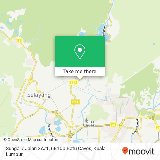 Sungai / Jalan 2A / 1, 68100 Batu Caves map