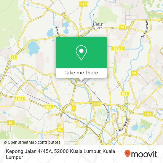 Peta Kepong Jalan 4 / 45A, 52000 Kuala Lumpur