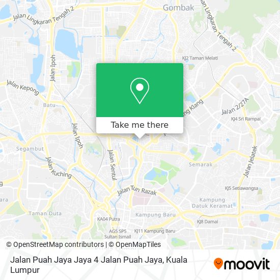 Peta Jalan Puah Jaya Jaya 4 Jalan Puah Jaya