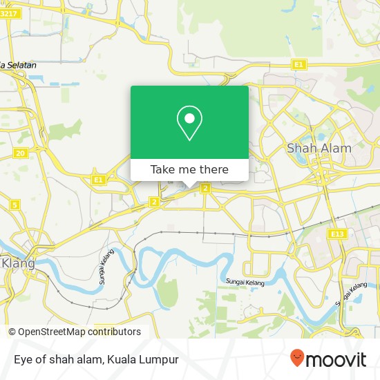 Eye of shah alam map