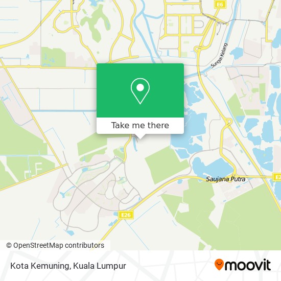 Kota Kemuning map