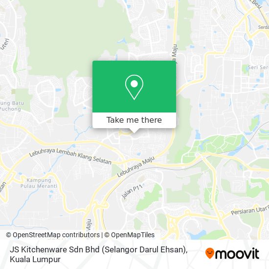 JS Kitchenware Sdn Bhd (Selangor Darul Ehsan) map