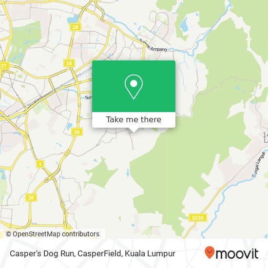 Casper's Dog Run, CasperField map