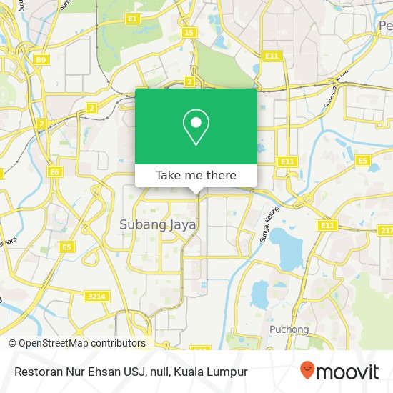 Restoran Nur Ehsan USJ, null map