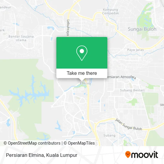 Persiaran Elmina map