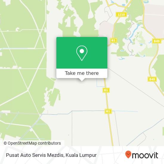 Pusat Auto Servis Mezdis, Jalan Batu 42200 Kapar map