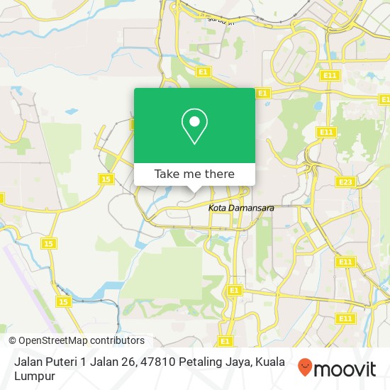 Jalan Puteri 1 Jalan 26, 47810 Petaling Jaya map