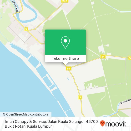 Iman Canopy & Service, Jalan Kuala Selangor 45700 Bukit Rotan map