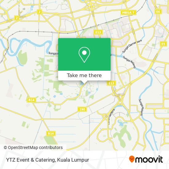 YTZ Event & Catering map