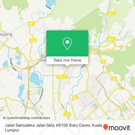 Jalan Samudera Jalan Sela, 68100 Batu Caves map