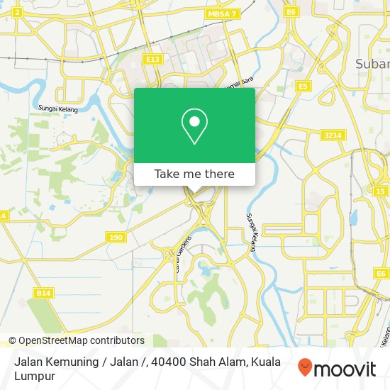 Jalan Kemuning / Jalan /, 40400 Shah Alam map