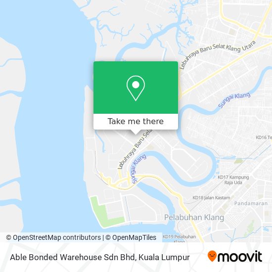 Able Bonded Warehouse Sdn Bhd map