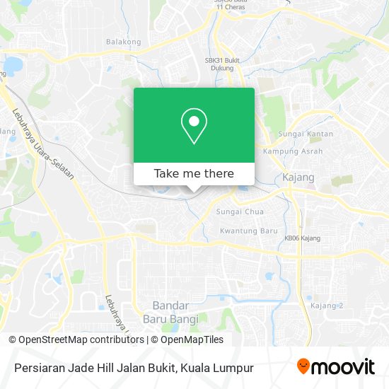 Peta Persiaran Jade Hill Jalan Bukit