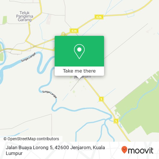 Jalan Buaya Lorong 5, 42600 Jenjarom map