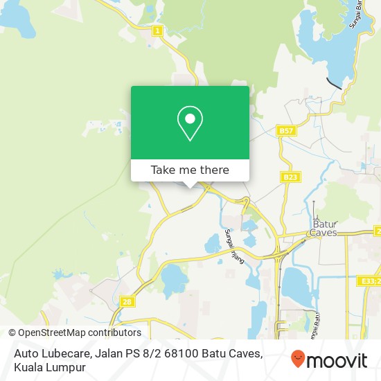 Auto Lubecare, Jalan PS 8 / 2 68100 Batu Caves map