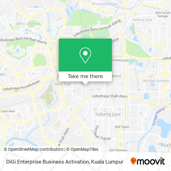 DiGi Enterprise Business Activation map