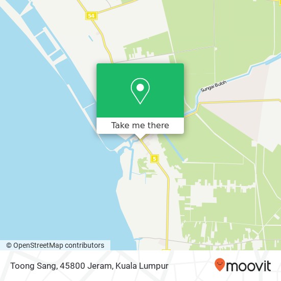 Toong Sang, 45800 Jeram map