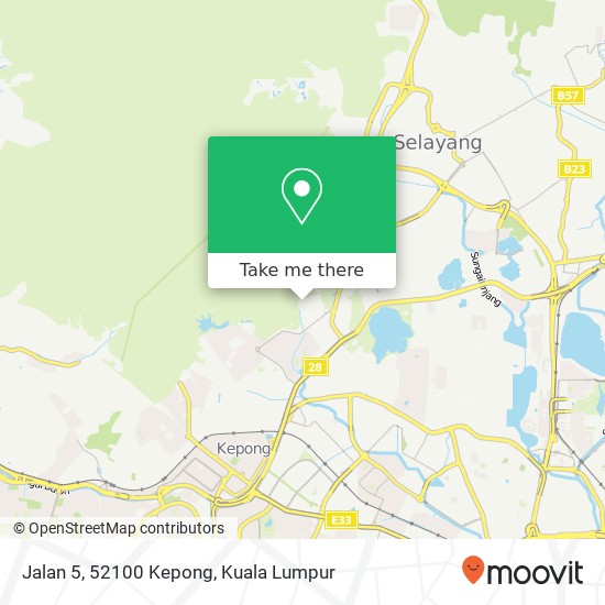 Jalan 5, 52100 Kepong map