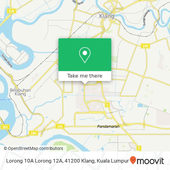 Lorong 10A Lorong 12A, 41200 Klang map