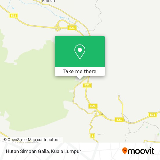 Hutan Simpan Galla map