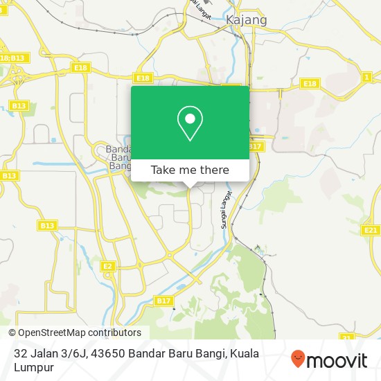 32 Jalan 3 / 6J, 43650 Bandar Baru Bangi map