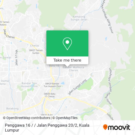 Peta Penggawa 16 / / Jalan Penggawa 20 / 2