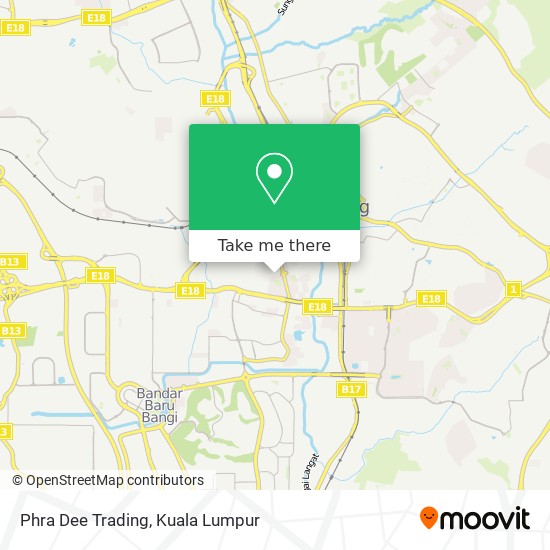 Phra Dee Trading map