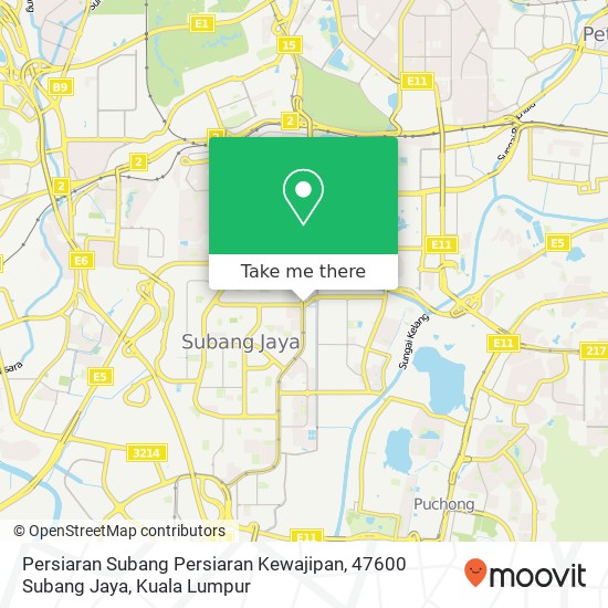 Persiaran Subang Persiaran Kewajipan, 47600 Subang Jaya map