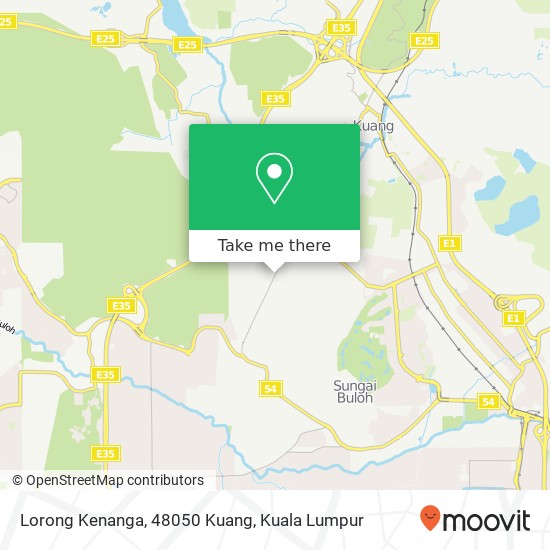 Lorong Kenanga, 48050 Kuang map