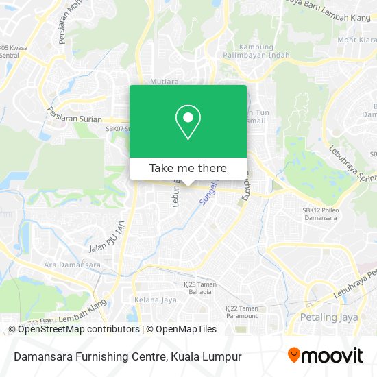 Damansara Furnishing  Centre map
