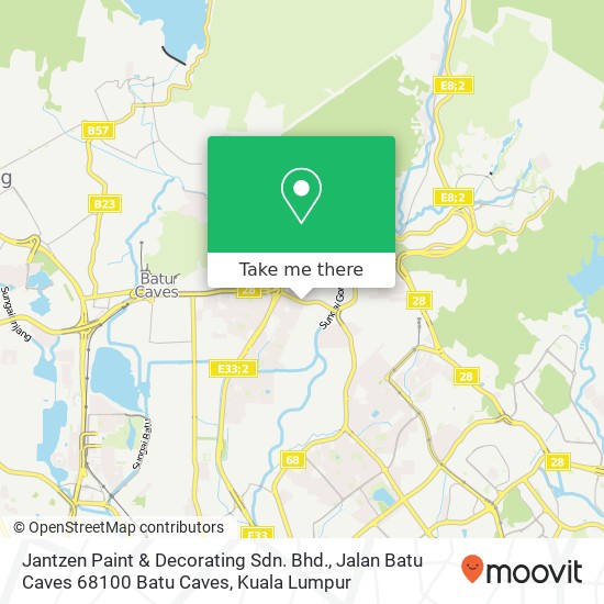 Jantzen Paint & Decorating Sdn. Bhd., Jalan Batu Caves 68100 Batu Caves map