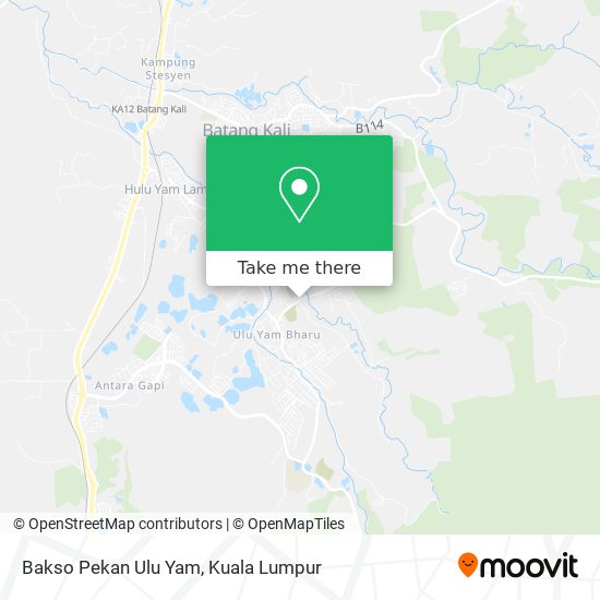 Bakso Pekan Ulu Yam map