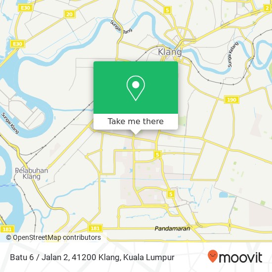 Batu 6 / Jalan 2, 41200 Klang map