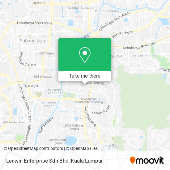 Lenwin Enterprise Sdn Bhd map