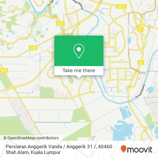 Persiaran Anggerik Vanda / Anggerik 31 /, 40460 Shah Alam map