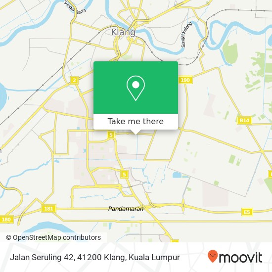 Jalan Seruling 42, 41200 Klang map