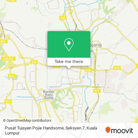 Pusat Tuisyen Pojie Handsome, Seksyen 7 map