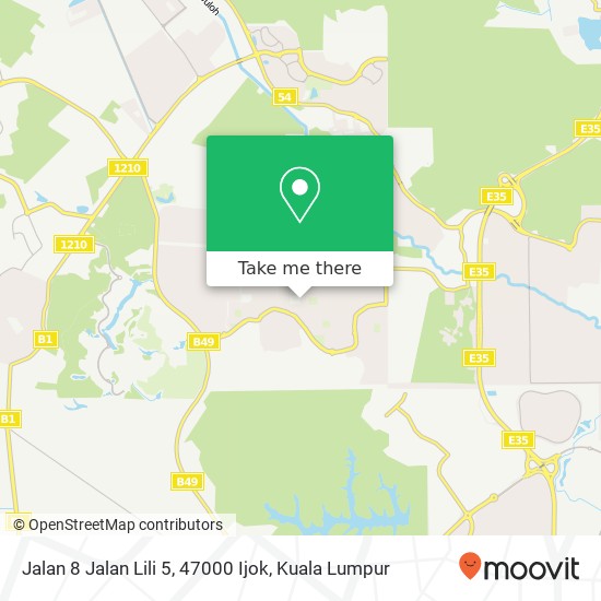 Jalan 8 Jalan Lili 5, 47000 Ijok map