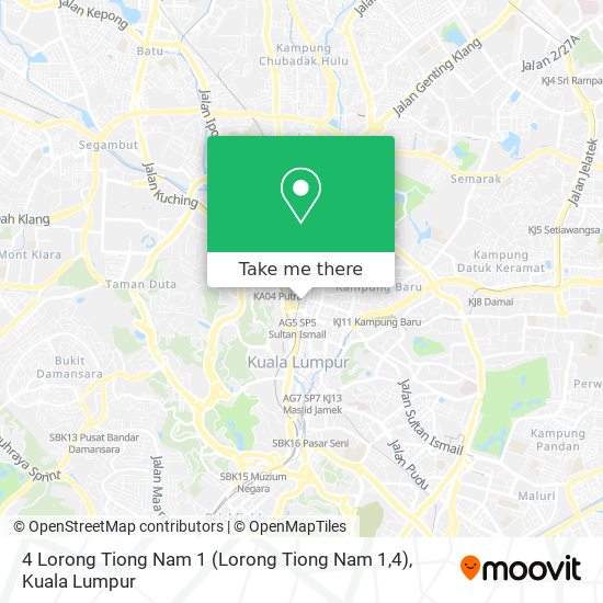 4 Lorong Tiong Nam 1 (Lorong Tiong Nam 1,4) map