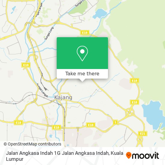 Jalan Angkasa Indah 1G Jalan Angkasa Indah map