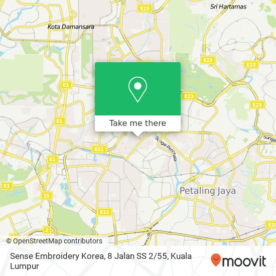 Sense Embroidery Korea, 8 Jalan SS 2 / 55 map