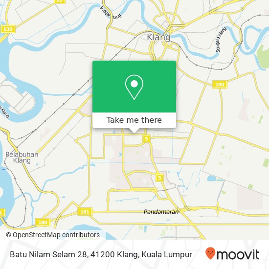 Batu Nilam Selam 28, 41200 Klang map