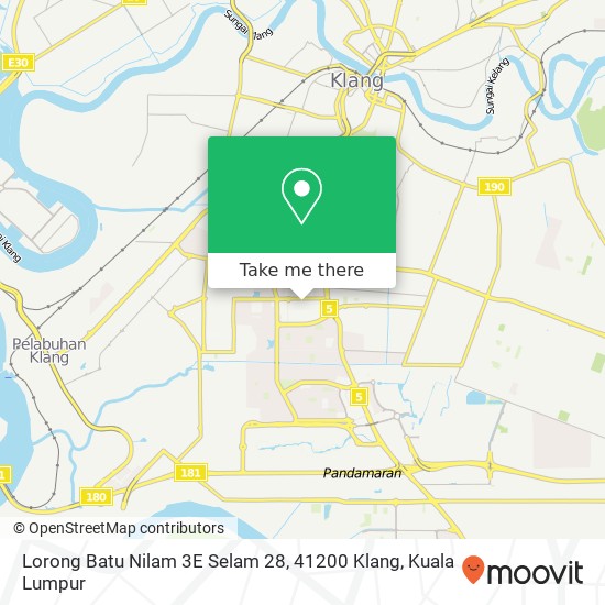 Lorong Batu Nilam 3E Selam 28, 41200 Klang map