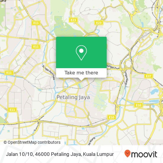 Jalan 10 / 10, 46000 Petaling Jaya map