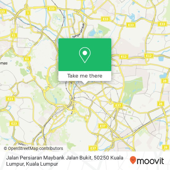 Jalan Persiaran Maybank Jalan Bukit, 50250 Kuala Lumpur map