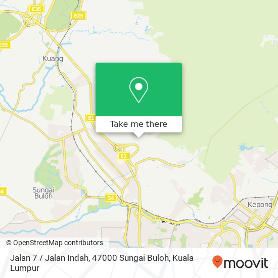 Peta Jalan 7 / Jalan Indah, 47000 Sungai Buloh