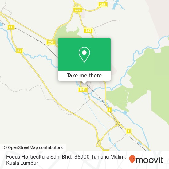 Focus Horticulture Sdn. Bhd., 35900 Tanjung Malim map