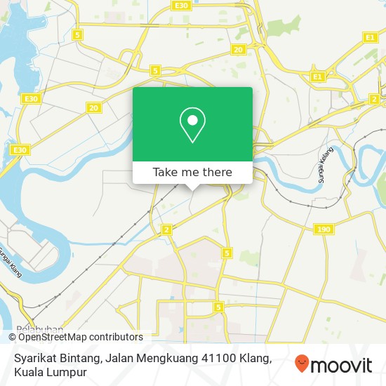 Syarikat Bintang, Jalan Mengkuang 41100 Klang map