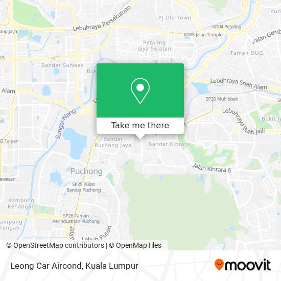 Leong Car Aircond map